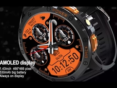 K67 Sport Smart Watch Dengan Lampu senter LED IP68 Waterproof Barometric Compass Altimeter