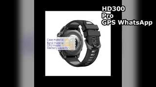 Jam Tangan Pintar GPS HD300 Pro: Peta Offline & WhatsApp