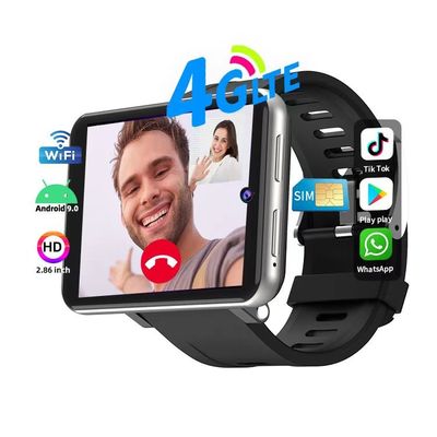 DM100 4g Smart Watch 2.86 Inch Screen Android 7.1 Layar Besar Smartwatch 2700mAh