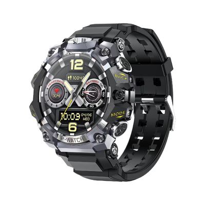 HGMIA S689 Sim Card 4G Smart Watch 1.508 inci AMOLED Screen HD Kamera ganda